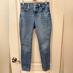 Madewell Classic 9” High-Rise Blue Skinny Jeans Women’s 26